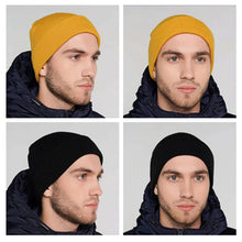 Load image into Gallery viewer, Unisex Multicolor Autumn & Winter Beanie Hat Men Basic Daily Beanie Women Soft Knitted Hat Elegant All-match Streetwear Cap