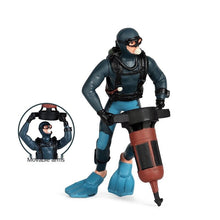 Load image into Gallery viewer, Simulation doll toy figure model solid plastic underwater adventure diver doll scene decoration toys children's gifts