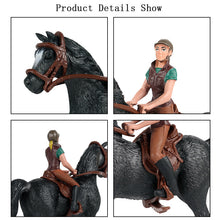 Load image into Gallery viewer, Children's Cognition Simulation Animal Farm Large Horse Model Horse Steed Stallion Maxima Decorative Ornaments Toys