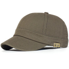 Load image into Gallery viewer, Short Brim Baseball Cap Cotton Men Women Soft Vintage Dad Hat Adjustable Trucker Style Low Profile Caps
