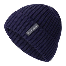 Load image into Gallery viewer, New Unisex Letter Warm Winter Hats Stylish Add Fur Lined Soft Beanie Cap Thick Winter Knitted Hats For Men & Women Dropshipping