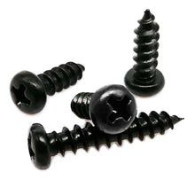 Load image into Gallery viewer, 700/2010pcs M1 M1.2 M1.4 M1.7 M2 M3 M4 Black Steel Mini Micro Cross Phillips Round Pan Head Self Tapping Wood Screw Set Kit Box