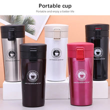 Load image into Gallery viewer, HOT Premium Travel Coffee Mug Stainless Steel Thermos Tumbler Cups Vacuum Flask Thermo Water Bottle Tea Mug Thermocup Bottle