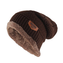 Load image into Gallery viewer, New Winter Warm Beanies Skullies Fashion Adult Men Letter Wool Hat Cotton Top Women Knitted Bone Soft Male Bonnet Unisex Hats