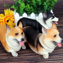 Load image into Gallery viewer, Oenux Lovely Corgi Simulation Dog Animals Action Figures Baby Running Corgi Model Figurine PVC Lifelike Collection Cute Kid Toy