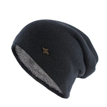 Load image into Gallery viewer, New Fashion Adult Men Winter Warm Hat For Unisex Knitted Casual Beanies Skullies Cotton Wool Hats Outdoor Solid Gorros