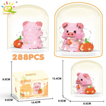 Load image into Gallery viewer, Mini Cute Pig Micro Building Blocks 3D Diamond Model Animals Bricks DIY City Construction Toys for Children Kids Gift