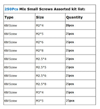 Load image into Gallery viewer, M2 M3 Screw Set KM2 Machine Laptop Screw Flat Head Phillips Drive Accessories for Repair Computer Electronic Laptop Screws Kit