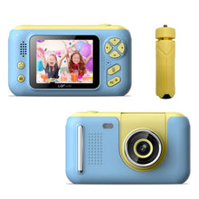 Load image into Gallery viewer, Handheld Camera Kids Camera Tripod 2.4‘’ HD Screen Children Digital Camera Video Recorder Toys for Kids Baby Girl Birthday Gift