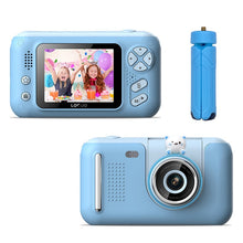Load image into Gallery viewer, Handheld Camera Kids Camera Tripod 2.4‘’ HD Screen Children Digital Camera Video Recorder Toys for Kids Baby Girl Birthday Gift