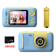 Load image into Gallery viewer, Handheld Camera Kids Camera Tripod 2.4‘’ HD Screen Children Digital Camera Video Recorder Toys for Kids Baby Girl Birthday Gift