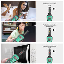 Load image into Gallery viewer, Handheld Radiometer Detector Monitor Meter Electromagnetic Radiation Detector Monitor Household High Precision Wave Tester Emf