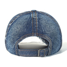 Load image into Gallery viewer, Vintage Washed Cotton Baseball Cap Men Women Denim Dad Hat Adjustable Trucker Style Low Profile