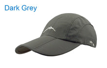 Load image into Gallery viewer, Spring Summer Outdoor Sport Baseball Cap Quick Drying Hat Unisex Waterproof Breathable Cap Foldable Cycling hat Sun Protection