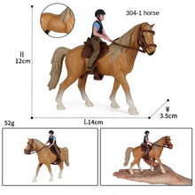 Load image into Gallery viewer, Hollow Farm People Animal Figures Toy Riding Horse Figurine Rider Action Figures Model Educational Model Doll For Kids Gift