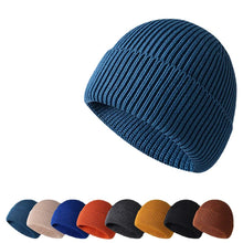 Load image into Gallery viewer, Winter Keep Warm Acrylic cotton blend knitted Fabric Hat For Adult Unisex Skullies & Beanies