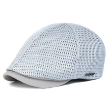 Load image into Gallery viewer, New Mesh Newsboy Caps Summer Men Women Hats Breathable Beret Outdoor Gorro Hombre Boina Golf Hat Fashion Casual Solid Flat Cap
