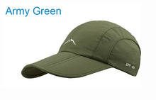 Load image into Gallery viewer, Spring Summer Outdoor Sport Baseball Cap Quick Drying Hat Unisex Waterproof Breathable Cap Foldable Cycling hat Sun Protection