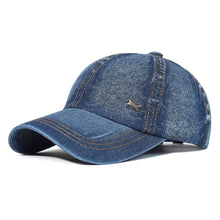 Load image into Gallery viewer, Vintage Washed Cotton Baseball Cap Men Women Denim Dad Hat Adjustable Trucker Style Low Profile