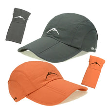 Load image into Gallery viewer, Waterproof Outdoor Sport Baseball Cap Unisex Spring Summer Quick Drying Hat Breathable Cap Foldable Cycling hat Sun Protection