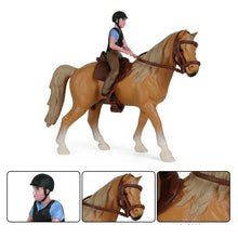 Load image into Gallery viewer, Hollow Farm People Animal Figures Toy Riding Horse Figurine Rider Action Figures Model Educational Model Doll For Kids Gift