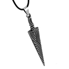 Load image into Gallery viewer, Hot Anime Hollow Knight Hollow Knight Pure Nail Sword Bone Nail Pendant Necklace Trendy Geometry Rope Choker Necklace Jewelry