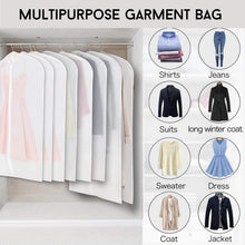 Load image into Gallery viewer, Hot Clothes Dust Cover Hanging Garment Dress Clothes Suit Coat Storage Bags Transparent Wardrobe Washable Clothing Bag