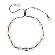 Load image into Gallery viewer, Hot Conch Seashell Necklace Women Jewelry Summer Beach Shell Choker Bohemian Rope Cowrie Beaded Necklaces Handmade Collar Female
