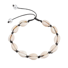 Load image into Gallery viewer, Hot Conch Seashell Necklace Women Jewelry Summer Beach Shell Choker Bohemian Rope Cowrie Beaded Necklaces Handmade Collar Female