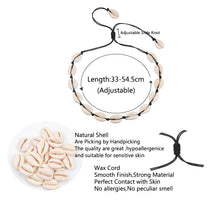 Load image into Gallery viewer, Hot Conch Seashell Necklace Women Jewelry Summer Beach Shell Choker Bohemian Rope Cowrie Beaded Necklaces Handmade Collar Female