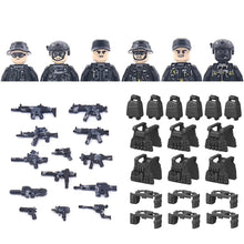 Load image into Gallery viewer, Hot Military Building Blocks Ghost Special Forces Soldiers Figure Bandits Accessories Gun Backpacks Vests Belts Weapons Kids Toy