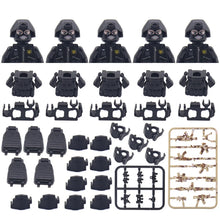 Load image into Gallery viewer, Hot Military Building Blocks Ghost Special Forces Soldiers Figure Bandits Accessories Gun Backpacks Vests Belts Weapons Kids Toy