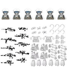 Load image into Gallery viewer, Hot Military Building Blocks Ghost Special Forces Soldiers Figure Bandits Accessories Gun Backpacks Vests Belts Weapons Kids Toy