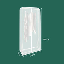 Load image into Gallery viewer, Household Floor Hanger Translucent Dust-proof Cover PEVA Stereo Thicken Dustproof Covers Big Capacity Clothes Dust Storage Cover