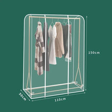 Load image into Gallery viewer, Household Floor Hanger Translucent Dust-proof Cover PEVA Stereo Thicken Dustproof Covers Big Capacity Clothes Dust Storage Cover
