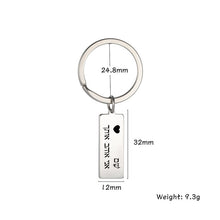 Load image into Gallery viewer, I Love You Keychain Personalized Name Custom Couple Stainless Steel Key Ring Valentine Day Mother Day Gift For Man Women Jewelry