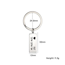 Load image into Gallery viewer, I Love You Keychain Personalized Name Custom Couple Stainless Steel Key Ring Valentine Day Mother Day Gift For Man Women Jewelry