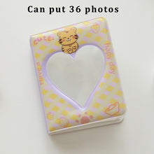 Load image into Gallery viewer, INS Colorful Lattice Photo Album 3 Inch Kpop Idols Photocards Cards Holder 40 Pockets Korean Star Chasing Photos Collect Book