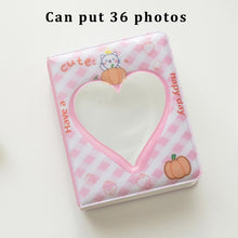 Load image into Gallery viewer, INS Colorful Lattice Photo Album 3 Inch Kpop Idols Photocards Cards Holder 40 Pockets Korean Star Chasing Photos Collect Book