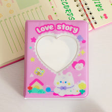 Load image into Gallery viewer, INS Colorful Lattice Photo Album 3 Inch Kpop Idols Photocards Cards Holder 40 Pockets Korean Star Chasing Photos Collect Book