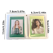 Load image into Gallery viewer, INS Colorful Lattice Photo Album 3 Inch Kpop Idols Photocards Cards Holder 40 Pockets Korean Star Chasing Photos Collect Book