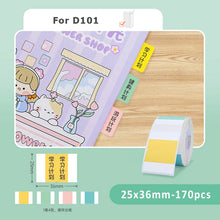 Load image into Gallery viewer, 【Index Label Sticker】NiiMBOT D11/D110/D101/B1/B21/B203/B3S Printing Paper Self-adhesive Waterproof Notepad Book Tag