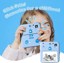 Load image into Gallery viewer, Instant Photo Print Camera For Kids Thermal Label Printer Digital Toy Camera For Child Girl Birthday Gift