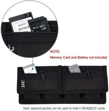 Load image into Gallery viewer, JJC Camera Battery Storage Case Pouch Holder for Sony NP-FW50 NP-FZ100 NP FW50 FZ100 Canon LP-E6 LP E6 E8 E10 AAA 18650 CR2032
