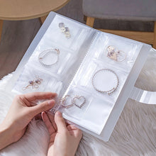 Load image into Gallery viewer, Jewelry storage box, earrings, anti oxidation ring, hand jewelry, transparent and dustproof storage bag, necklace, jewelry book,