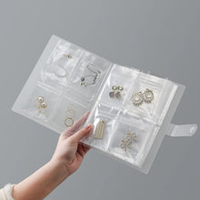 Load image into Gallery viewer, Jewelry storage box, earrings, anti oxidation ring, hand jewelry, transparent and dustproof storage bag, necklace, jewelry book,