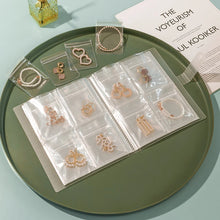 Load image into Gallery viewer, Jewelry storage box, earrings, anti oxidation ring, hand jewelry, transparent and dustproof storage bag, necklace, jewelry book,