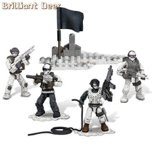 Load image into Gallery viewer, Jungle Snow Desert Combat Scene Special Force WW2 Military Toy Soldiers Action Figure Army Weapon Gun Vest Building Blocks Set