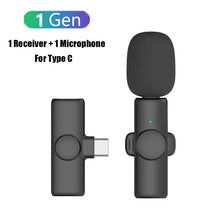 Load image into Gallery viewer, K11 Professional Wireless Lavalier Microphone for iPhone iPad Laptop Android Live Gaming Video Recording Interview Business Mic