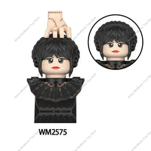 Load image into Gallery viewer, KF1908 WM2574 Wednesday Addams Building Block Movies TV Season Cartoon Mini-Figures Action Toy Bricks Kids WM2575 KF1907